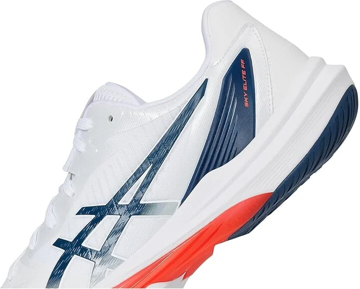 ASICS Sky Elite FF 3 Men's Volleyball Shoes White/Mako Blue : 15 D - Medium, Synthetic - Image 7