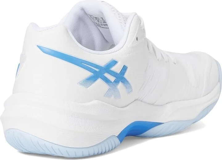 ASICS Sky Elite FF 3 Women's Volleyball Shoes White/Blue Coast : 12 B - Medium, Synthetic - Image 4