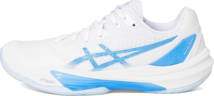 ASICS Sky Elite FF 3 Women's Volleyball Shoes White/Blue Coast : 12 B - Medium, Synthetic - Image 6