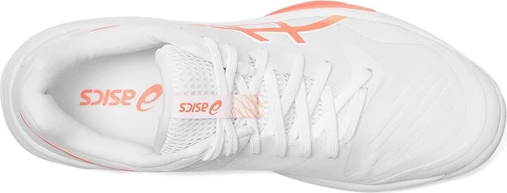 ASICS Sky Elite FF 3 Women's Volleyball Shoes White/Vivid Coral : 10 B - Medium, Synthetic - Image 2