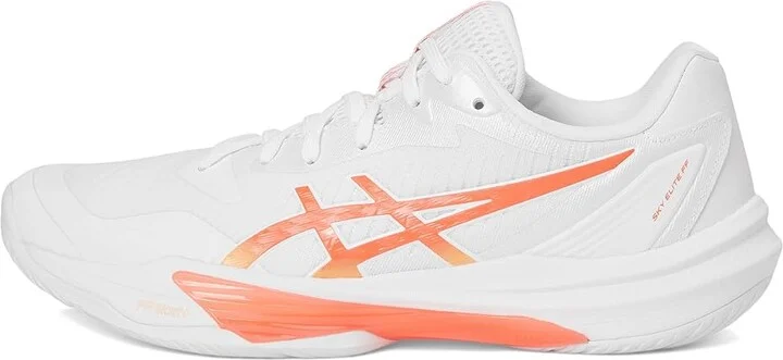 ASICS Sky Elite FF 3 Women's Volleyball Shoes White/Vivid Coral : 10 B - Medium, Synthetic - Image 6