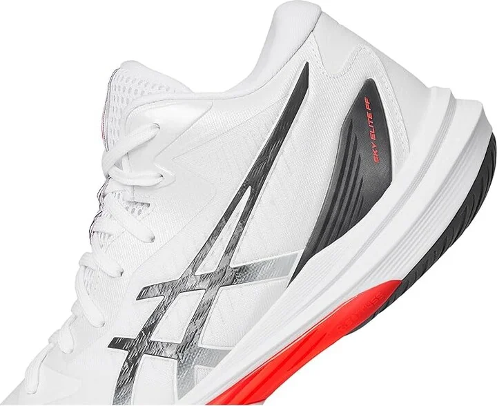 ASICS Sky Elite FF MT 3 Men's Volleyball Shoes White/Mako Blue : 14 D - Medium, Synthetic - Image 7