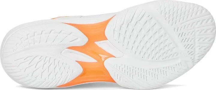ASICS Sky Elite FF MT 3 Women's Volleyball Shoes White/Vivid Coral : 8 B - Medium, Synthetic - Image 3