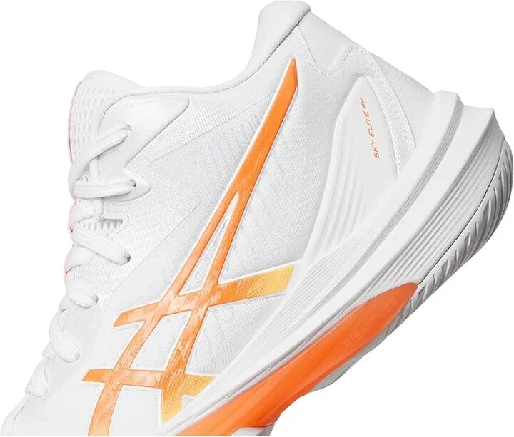 ASICS Sky Elite FF MT 3 Women's Volleyball Shoes White/Vivid Coral : 8 B - Medium, Synthetic - Image 7