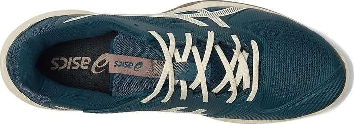 ASICS Solution Speed FF 3 Clay Tennis Shoes Men's Shoes Saxon Green/Birch : 8 D - Medium, Synthetic - Image 2