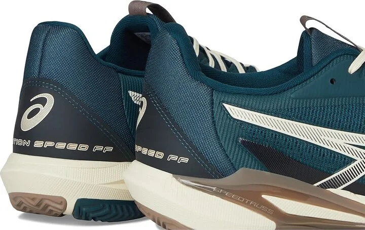 ASICS Solution Speed FF 3 Clay Tennis Shoes Men's Shoes Saxon Green/Birch : 8 D - Medium, Synthetic - Image 7
