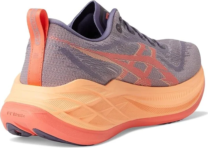 ASICS Superblast 2 Running Shoes Greyish Purple/Coral Reef : Men's 4.5 - Women's 6 Medium, Synthetic - Image 4