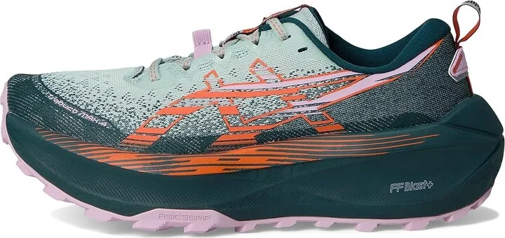 ASICS Trabuco Max 4 Women's Running Shoes Cold Moss/Nova Orange : 10 B - Medium, Synthetic - Image 6