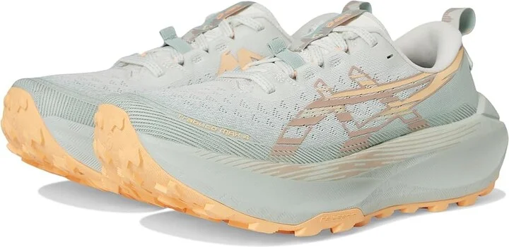 ASICS Trabuco Max 4 Women's Running Shoes Cream/Dusty Steppe : 11.5 B - Medium, Synthetic