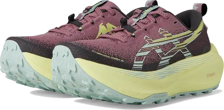 ASICS Trabuco Max 4 Women's Running Shoes Purple Oxide/Cold Moss : 9.5 B - Medium, Synthetic