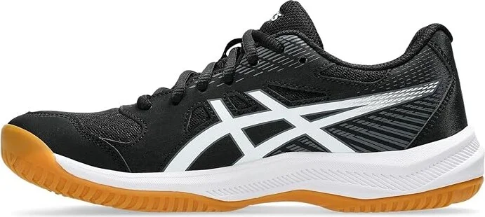 ASICS Upcourt 6 Women's Volleyball Shoes Black/White : 8.5 B - Medium, Synthetic - Image 6