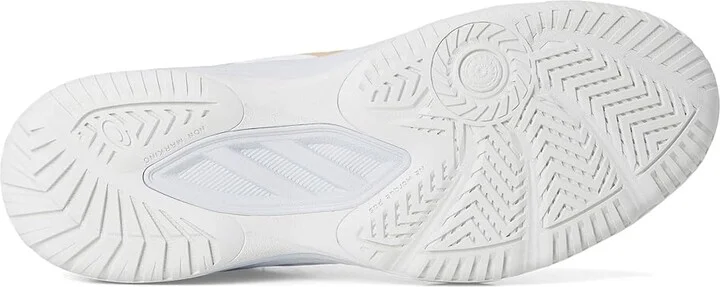ASICS Upcourt 6 Women's Volleyball Shoes White/Champagne : 12 B - Medium, Synthetic - Image 3