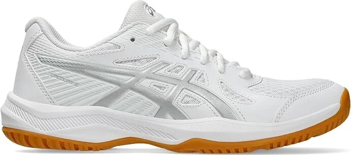 ASICS Upcourt 6 Women's Volleyball Shoes White/Pure Silver : 11 B - Medium, Synthetic - Image 7