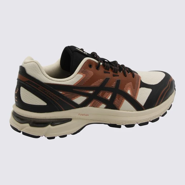 Asics Vanilla And Black Terrain Gel Sneakers - Image 2