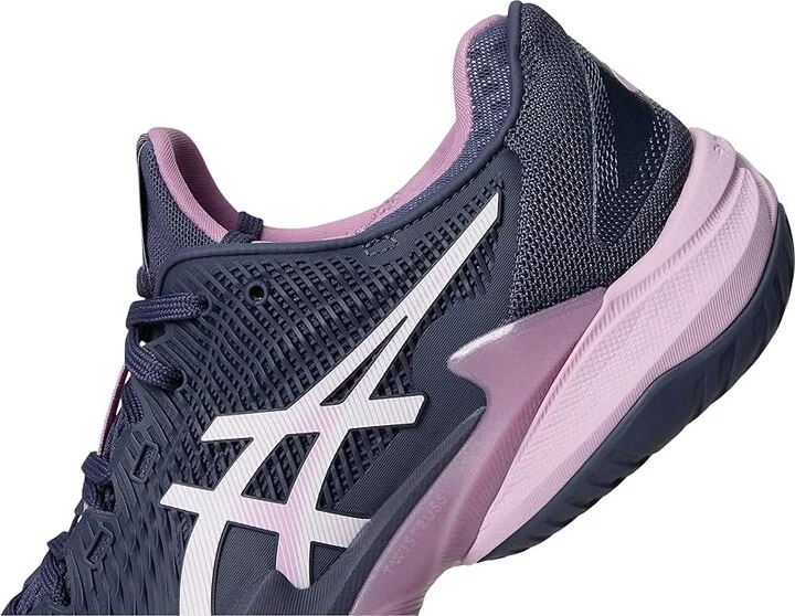 ASICS Women's Court FF 3 Women's Shoes Indigo Fog/White : 7.5 B - Medium, Textile/Synthetic - Image 7