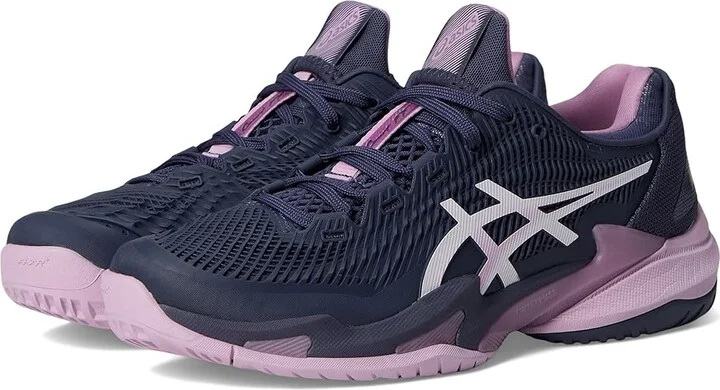 ASICS Women's Court FF 3 Women's Shoes Indigo Fog/White : 7.5 B - Medium, Textile/Synthetic