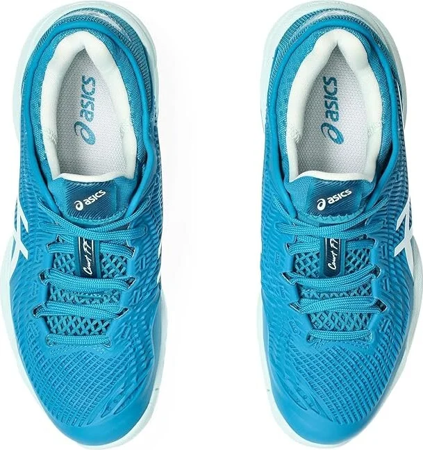 ASICS Women's Court FF 3 Women's Shoes Teal Blue/White : 5 B - Medium, Textile/Synthetic - Image 2