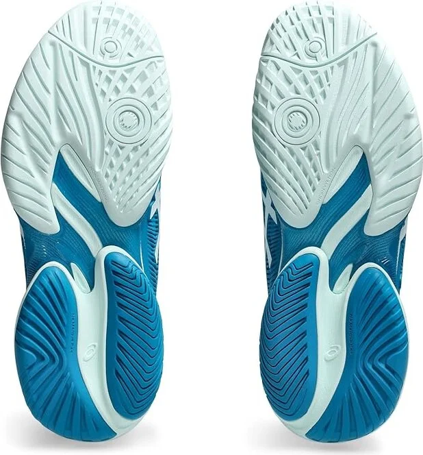 ASICS Women's Court FF 3 Women's Shoes Teal Blue/White : 5 B - Medium, Textile/Synthetic - Image 3
