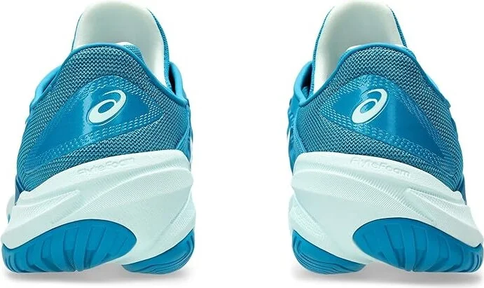 ASICS Women's Court FF 3 Women's Shoes Teal Blue/White : 5 B - Medium, Textile/Synthetic - Image 4