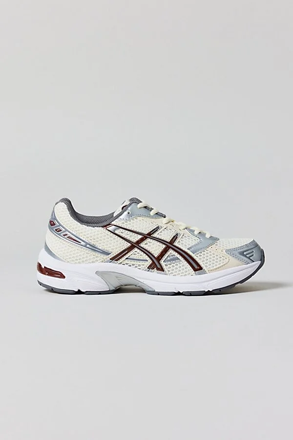 ASICS Women's GEL-1130 Sneaker in Cream/Reddish Brown - Image 2