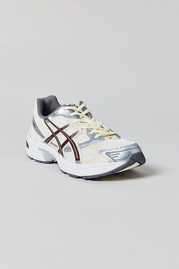 ASICS Women's GEL-1130 Sneaker in Cream/Reddish Brown - Image 3