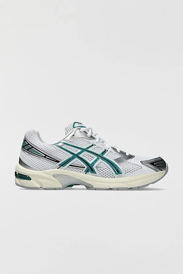 ASICS Women's GEL-1130 Sneaker in White/Rainy Lake