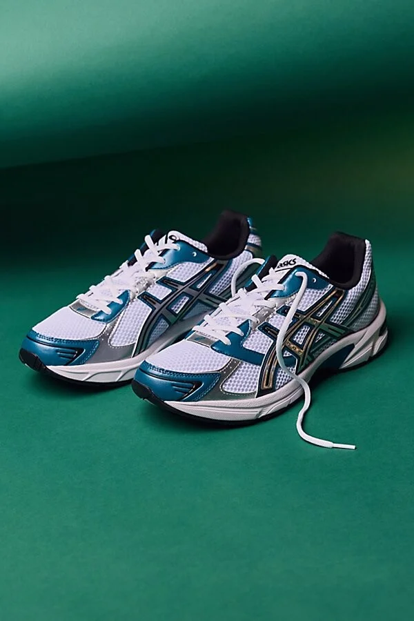 ASICS Women's GEL-1130 Sneaker in White/Restful Tear
