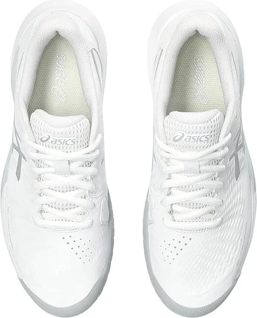 ASICS Women's GEL-Challenger 14 Tennis Shoe Women's Shoes White/Pure Silver : 11.5 B - Medium, Synthetic - Image 2