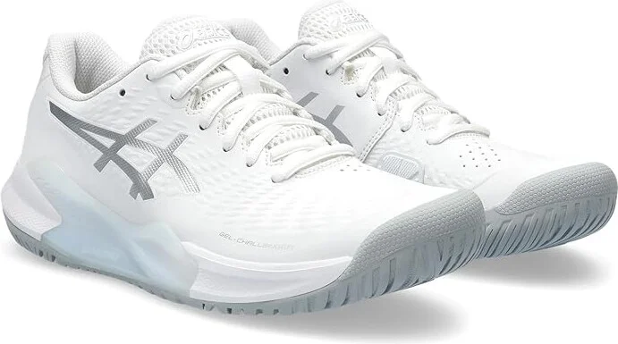 ASICS Women's GEL-Challenger 14 Tennis Shoe Women's Shoes White/Pure Silver : 11.5 B - Medium, Synthetic