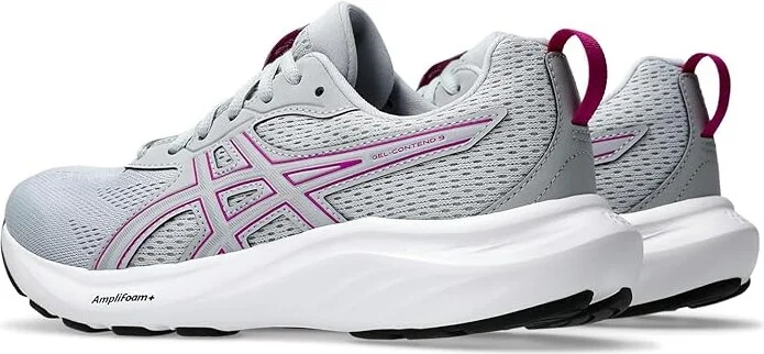 ASICS Women's GEL-Contend 9 Women's Running Shoes Piedmont Grey/Purple Spectrum : 8 D - Wide, Synthetic - Image 4