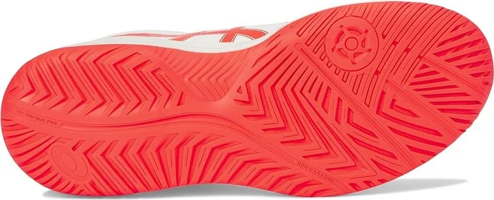 ASICS Women's GEL-Dedicate 8 Pickleball Women's Shoes Cream/Flash Red : 11.5 B - Medium, Synthetic - Image 3