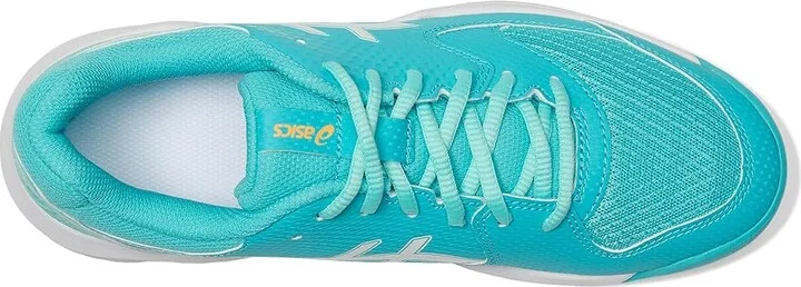 ASICS Women's GEL-Dedicate 8 Pickleball Women's Shoes Energy Aqua/White : 9 B - Medium, Synthetic - Image 2