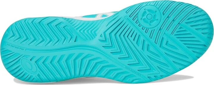 ASICS Women's GEL-Dedicate 8 Pickleball Women's Shoes Energy Aqua/White : 9 B - Medium, Synthetic - Image 3