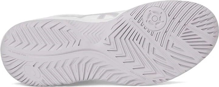 ASICS Women's GEL-Dedicate 8 Pickleball Women's Shoes White/Dusk Violet : 12 B - Medium, Synthetic - Image 3