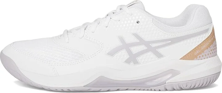 ASICS Women's GEL-Dedicate 8 Pickleball Women's Shoes White/Dusk Violet : 12 B - Medium, Synthetic - Image 6