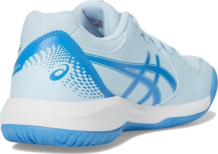 ASICS Women's GEL-Dedicate 8 Tennis Shoe Women's Shoes Light Blue/Blue Coast : 6.5 B - Medium, Synthetic - Image 4