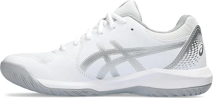ASICS Women's GEL-Dedicate 8 Tennis Shoe Women's Shoes White/Pure Silver : 8 B - Medium, Synthetic - Image 5