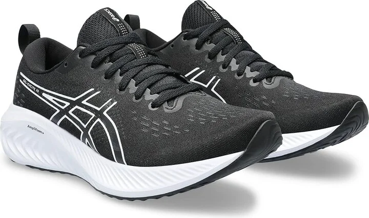 ASICS Women's GEL-Excite 10 Women's Shoes Black/White : 9 B - Medium, Textile
