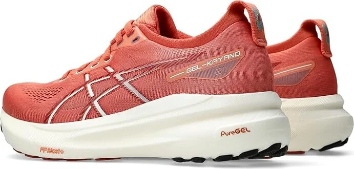 ASICS Women's GEL-Kayano 31 Women's Running Shoes Desert Red/White : 6.5 B - Medium, Synthetic - Image 4
