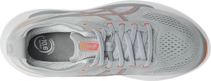 ASICS Women's GEL-Kayano 31 Women's Running Shoes Piedmont Grey/Papaya : 6.5 B - Medium, Synthetic - Image 2