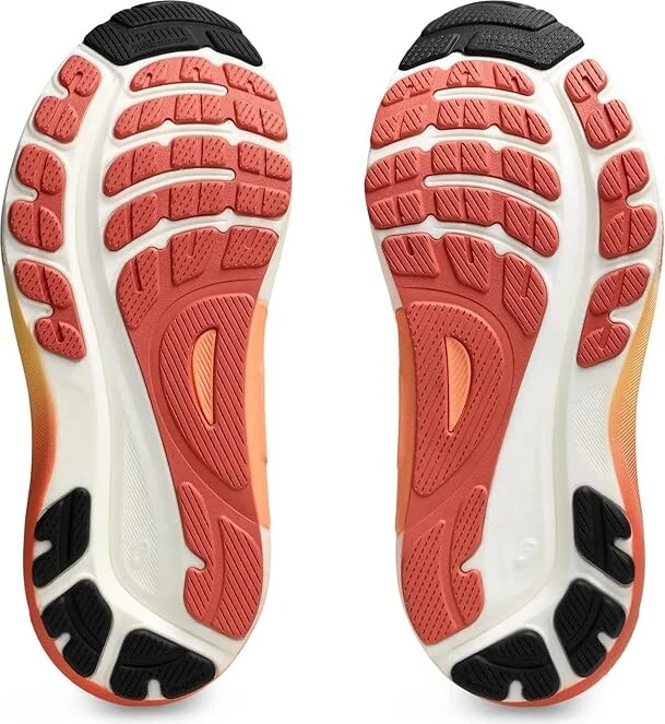 ASICS Women's GEL-Kayano 31 Women's Running Shoes White/Faded Orange : 5 B - Medium, Synthetic - Image 3