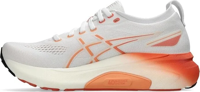 ASICS Women's GEL-Kayano 31 Women's Running Shoes White/Faded Orange : 5 B - Medium, Synthetic - Image 6