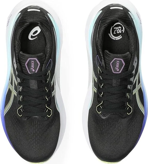 ASICS Women's GEL-Kayano(r) 30 Women's Shoes Black/Glow Yellow : 7.5 D - Wide - Image 2
