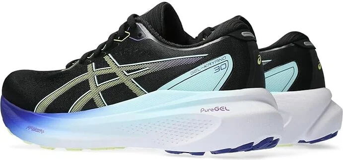 ASICS Women's GEL-Kayano(r) 30 Women's Shoes Black/Glow Yellow : 7.5 D - Wide - Image 4