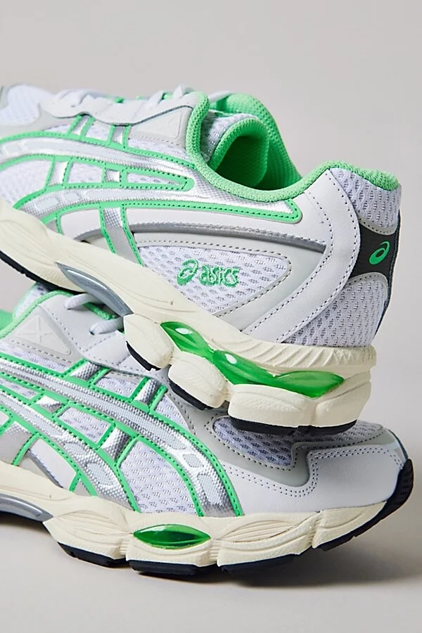 ASICS Women's GEL-NYC 2055 Sneaker in White/Menthol - Image 3