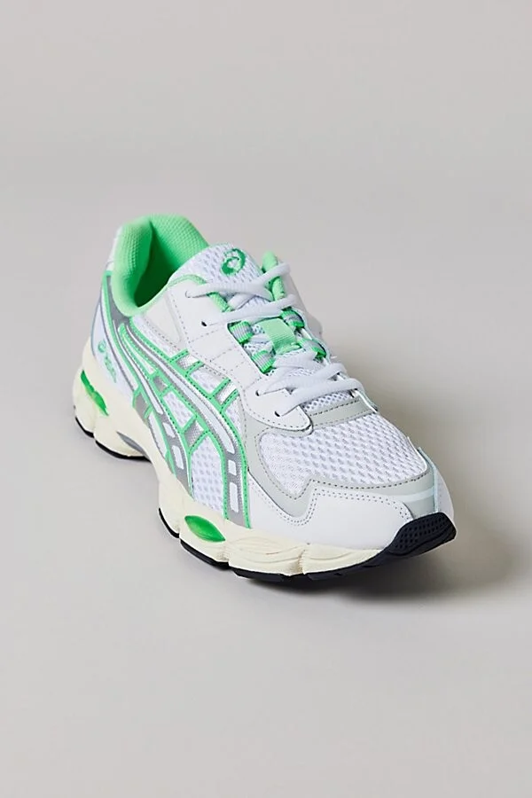 ASICS Women's GEL-NYC 2055 Sneaker in White/Menthol - Image 5