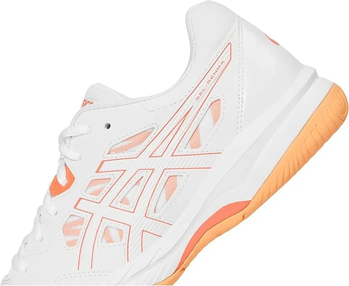 ASICS Women's GEL-Renma Women's Shoes White/Vivid Coral : 9.5 B - Medium, Textile - Image 7