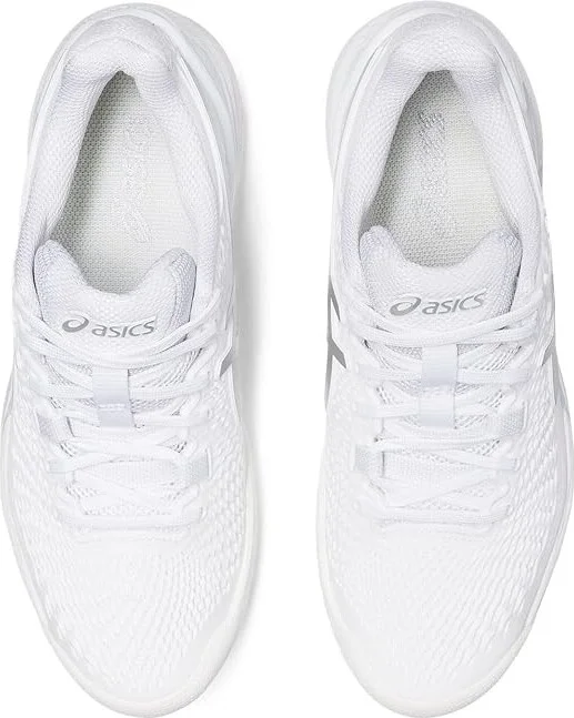 ASICS Women's GEL-Resolution 9 Women's Shoes White/Pure Silver : 11.5 B - Medium, Synthetic/Textile - Image 2