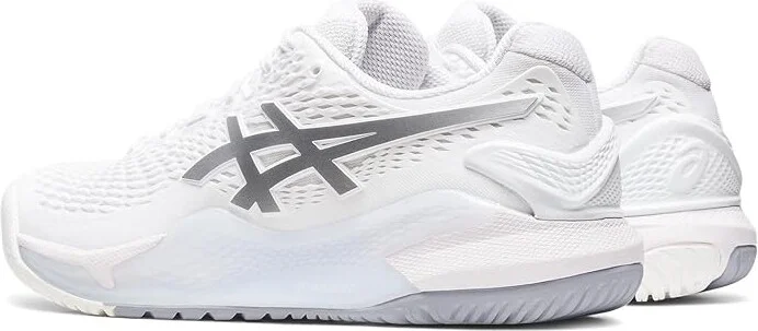 ASICS Women's GEL-Resolution 9 Women's Shoes White/Pure Silver : 11.5 B - Medium, Synthetic/Textile - Image 4