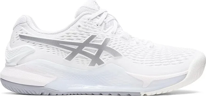 ASICS Women's GEL-Resolution 9 Women's Shoes White/Pure Silver : 11.5 B - Medium, Synthetic/Textile - Image 6